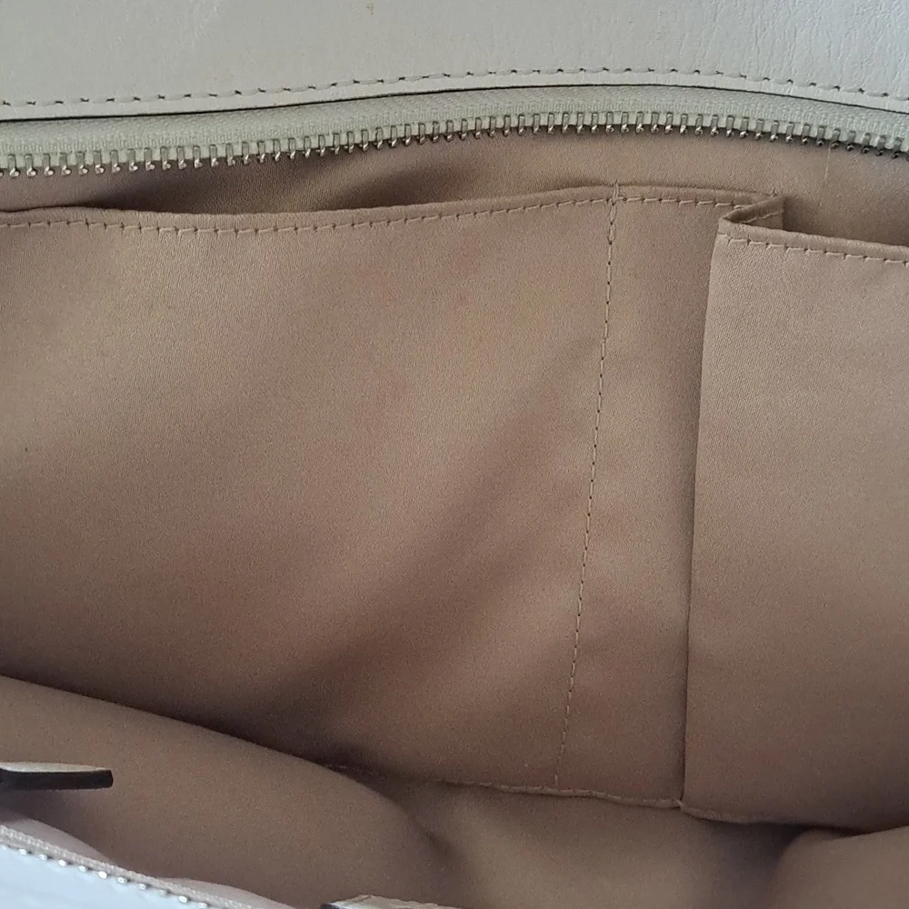 Coach White Tan Zebra Purse - Picture 11 of 16
